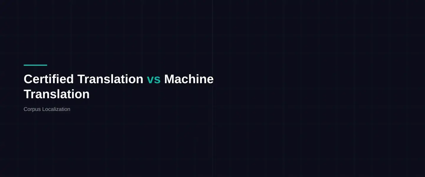 Certified Translation vs Machine Translation for USCIS