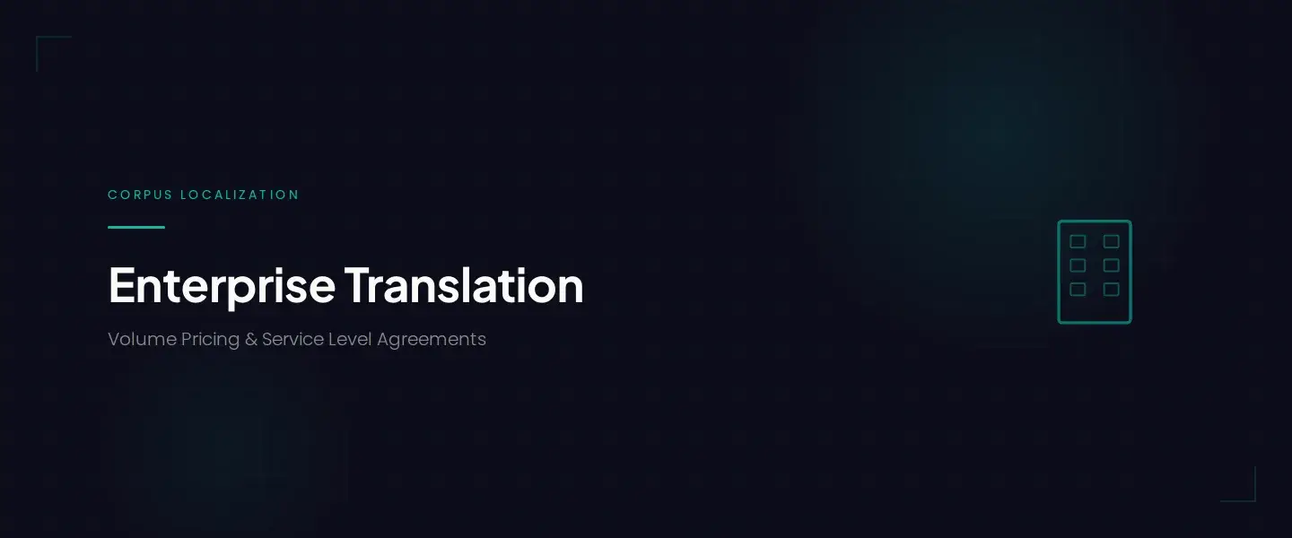 Enterprise Translation Services Guide: SLAs, Workflow & Pricing