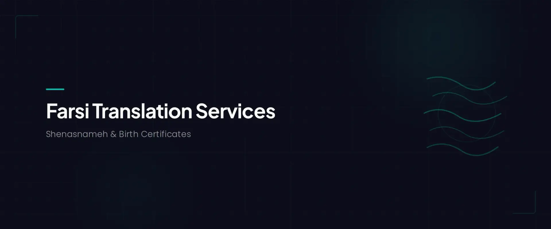 Farsi Translation Services — Shenasnameh, Birth Certificates & More