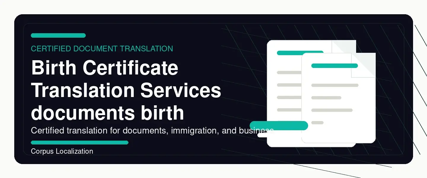 Birth Certificate Translation Services | $19.99/Page