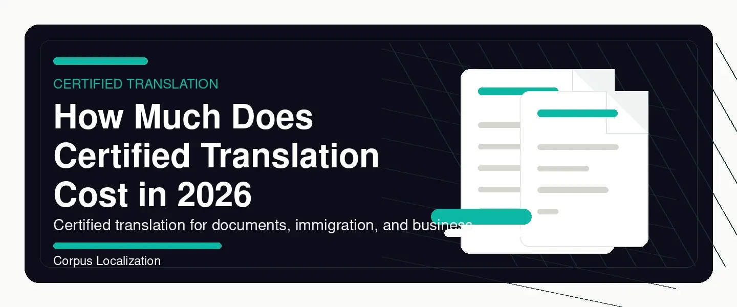 How Much Does Certified Translation Cost in 2026?